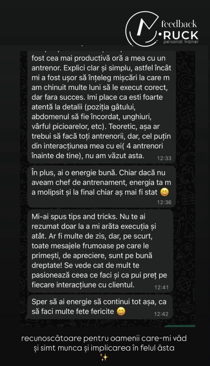 Feedback real clientă Marina Ruck #12