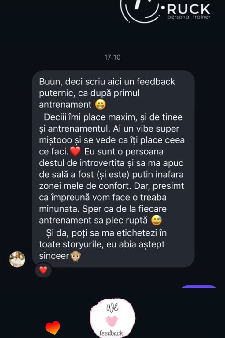 Feedback real clientă Marina Ruck #15