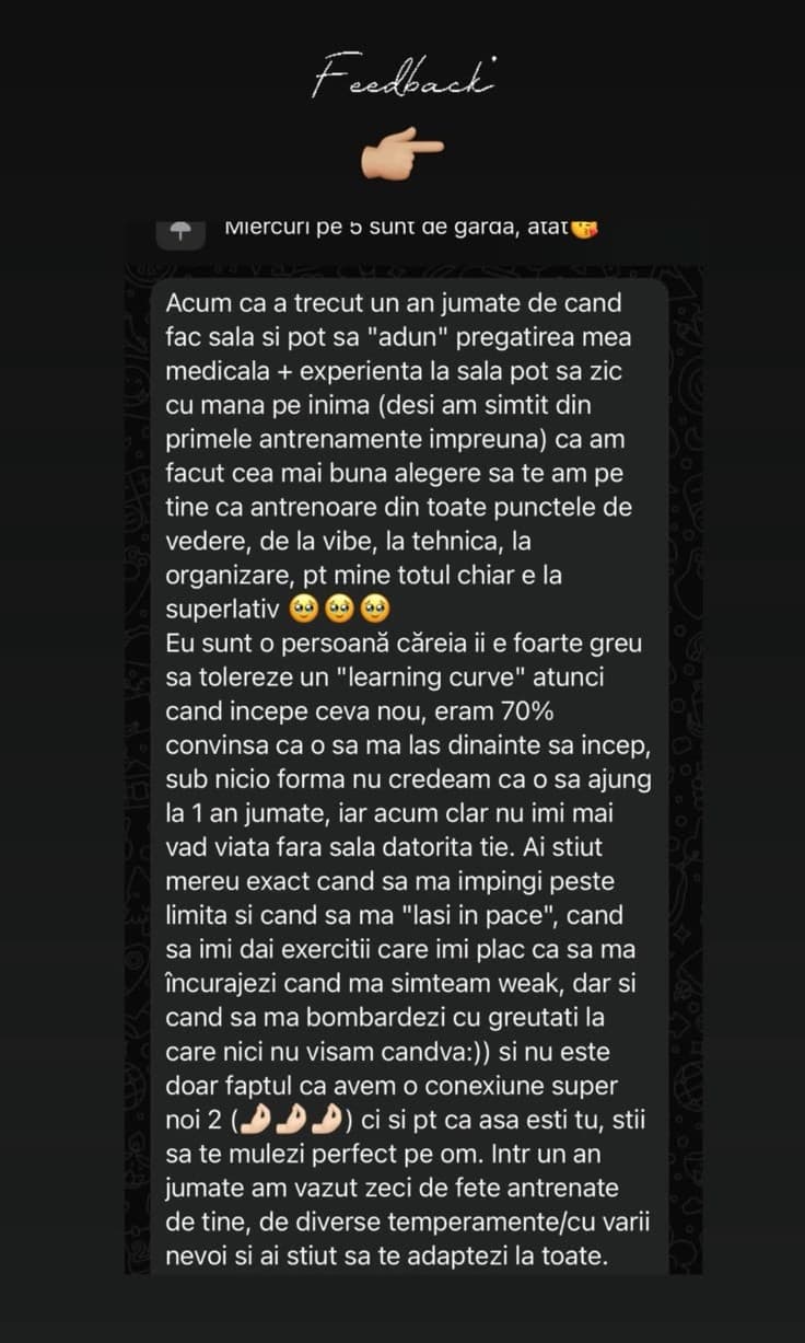 Feedback real clientă Marina Ruck #3