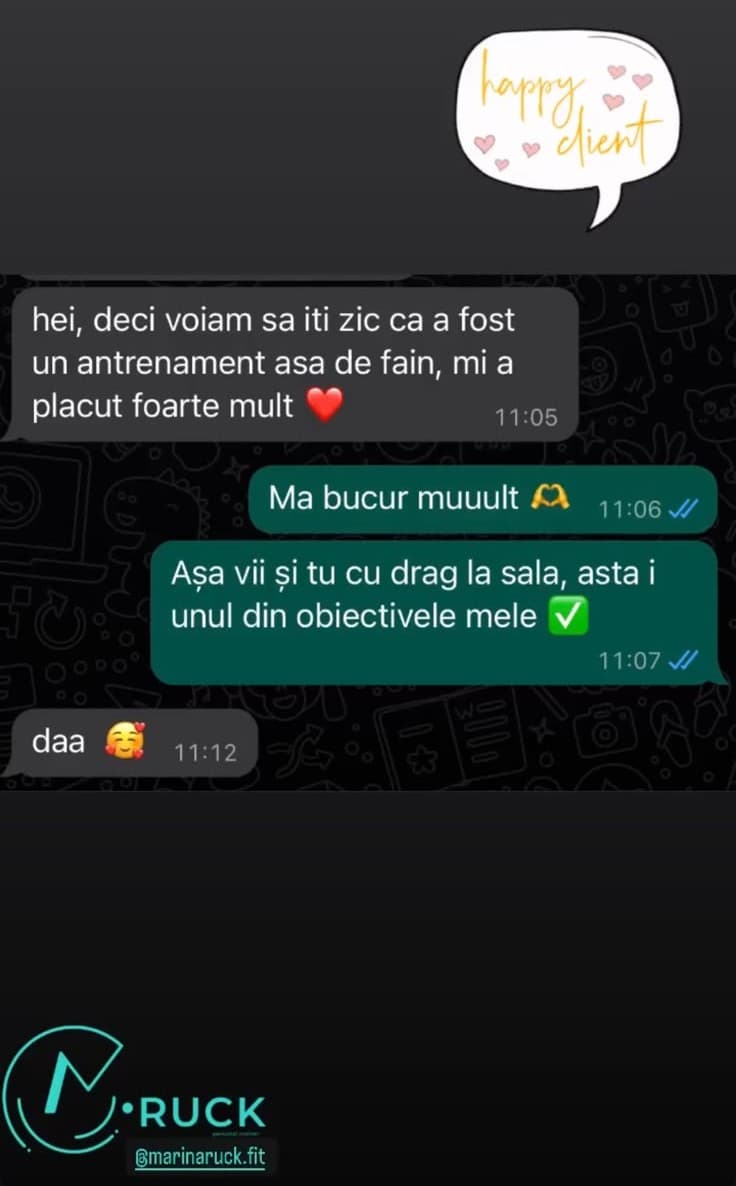 Feedback real clientă Marina Ruck #38