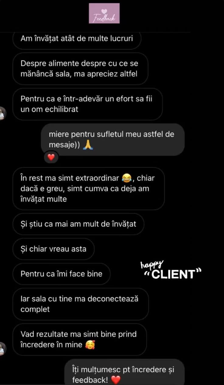 Feedback real clientă Marina Ruck #39