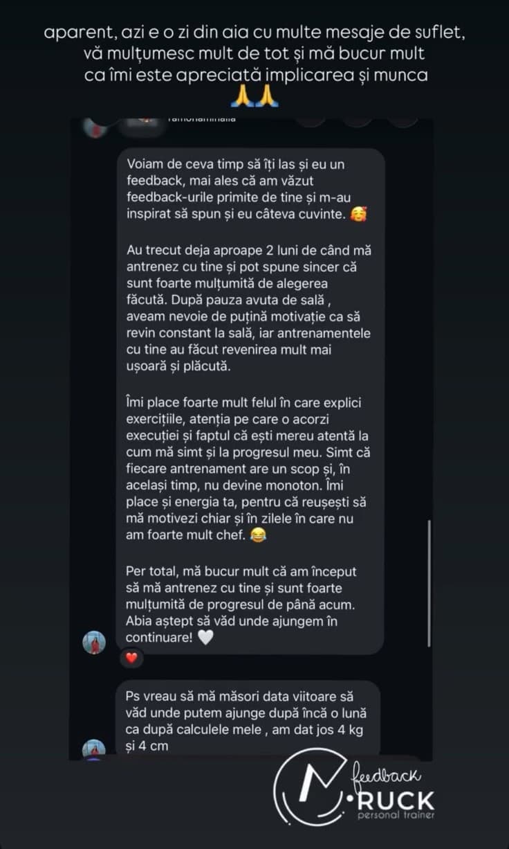 Feedback real clientă Marina Ruck #4