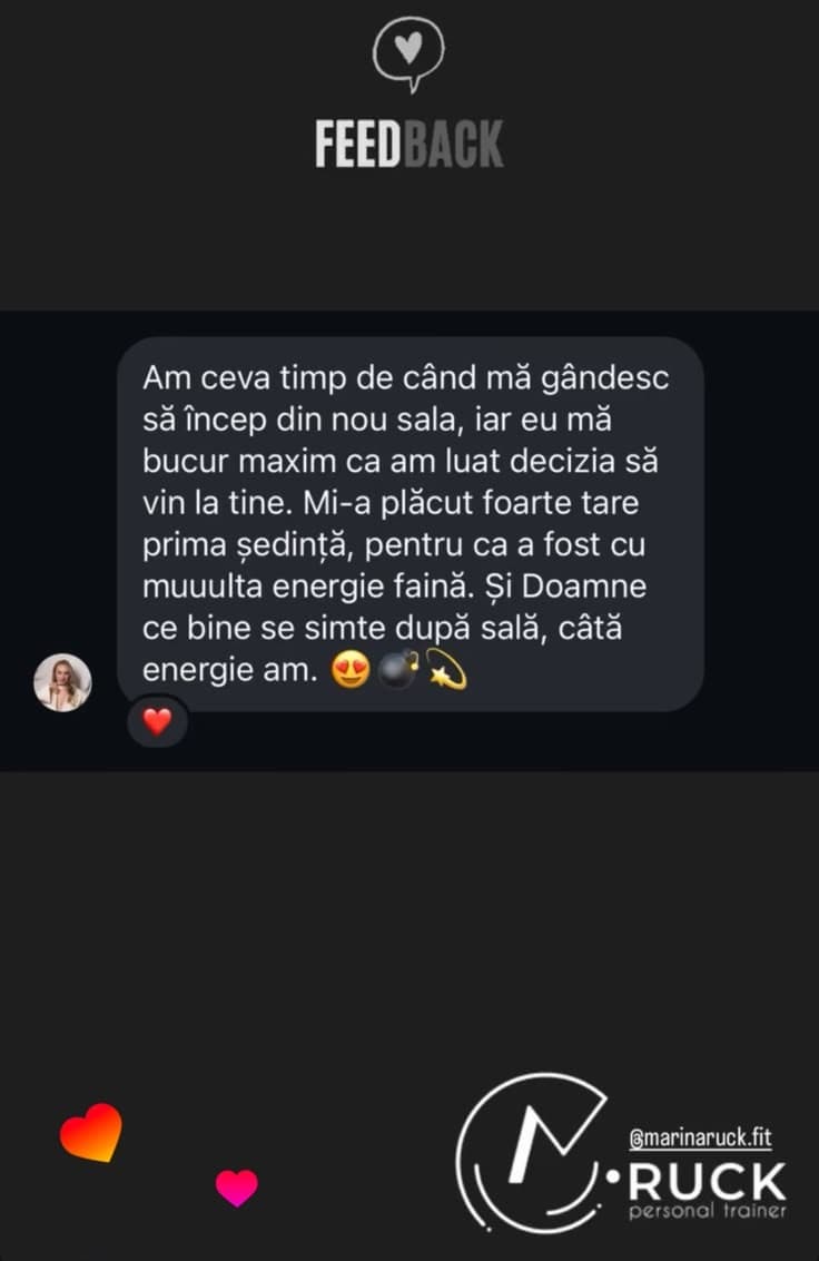 Feedback real clientă Marina Ruck #7