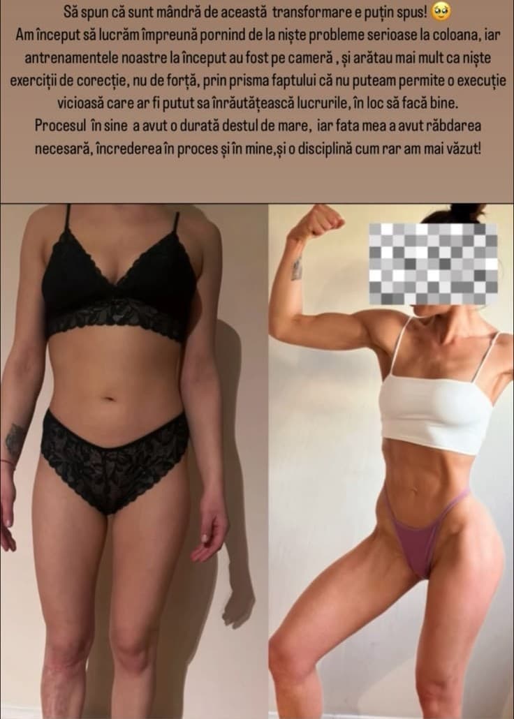 Transformare corporală clientă Marina Ruck #12