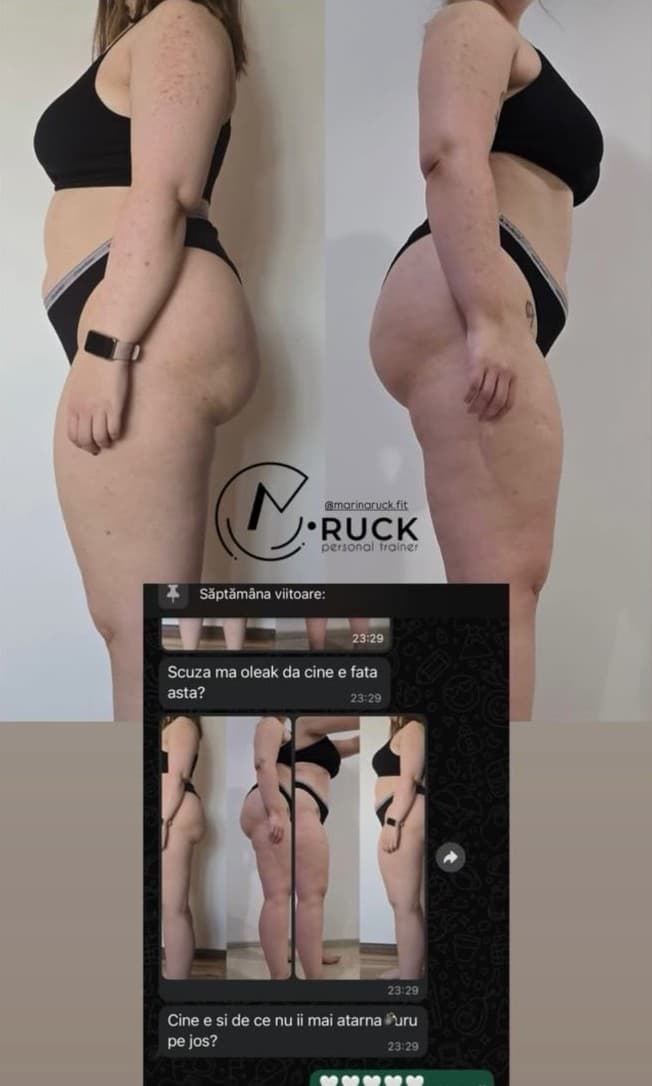 Transformare corporală clientă Marina Ruck #15