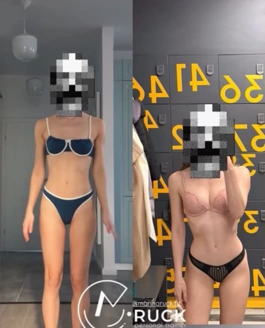 Transformare corporală clientă Marina Ruck #16